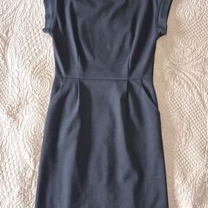 Theory Black Mini Dress